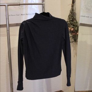 mock turtle neck pullover
